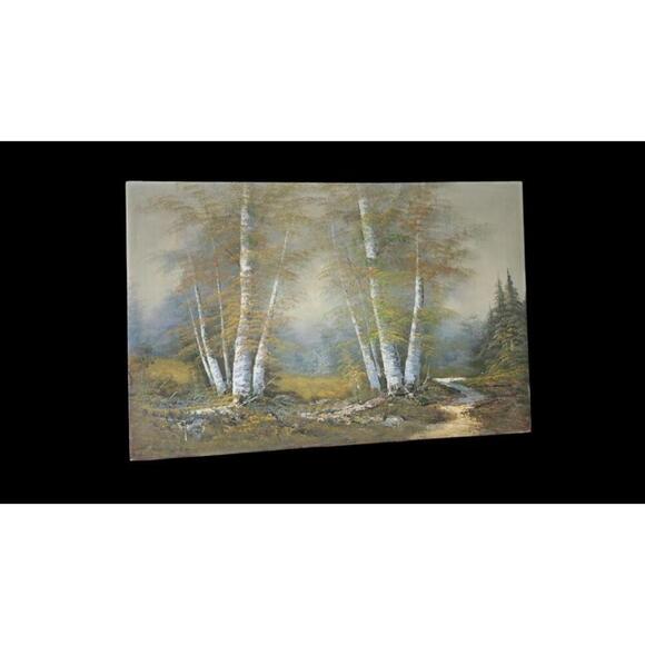 Signed R. Thomas Oil Painting 36”Wide 24”Tall